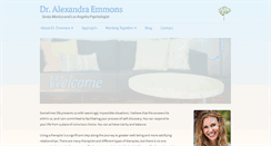 Desktop Screenshot of dralexandraemmons.com